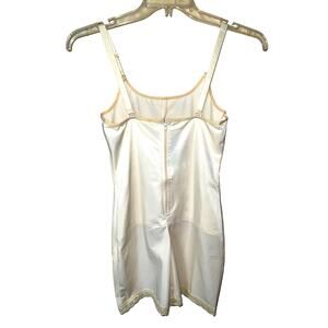 Shaper Waistplace Open Bust Shapewear Body Brief MidThigh Skimmer 16 18 XXL NEW